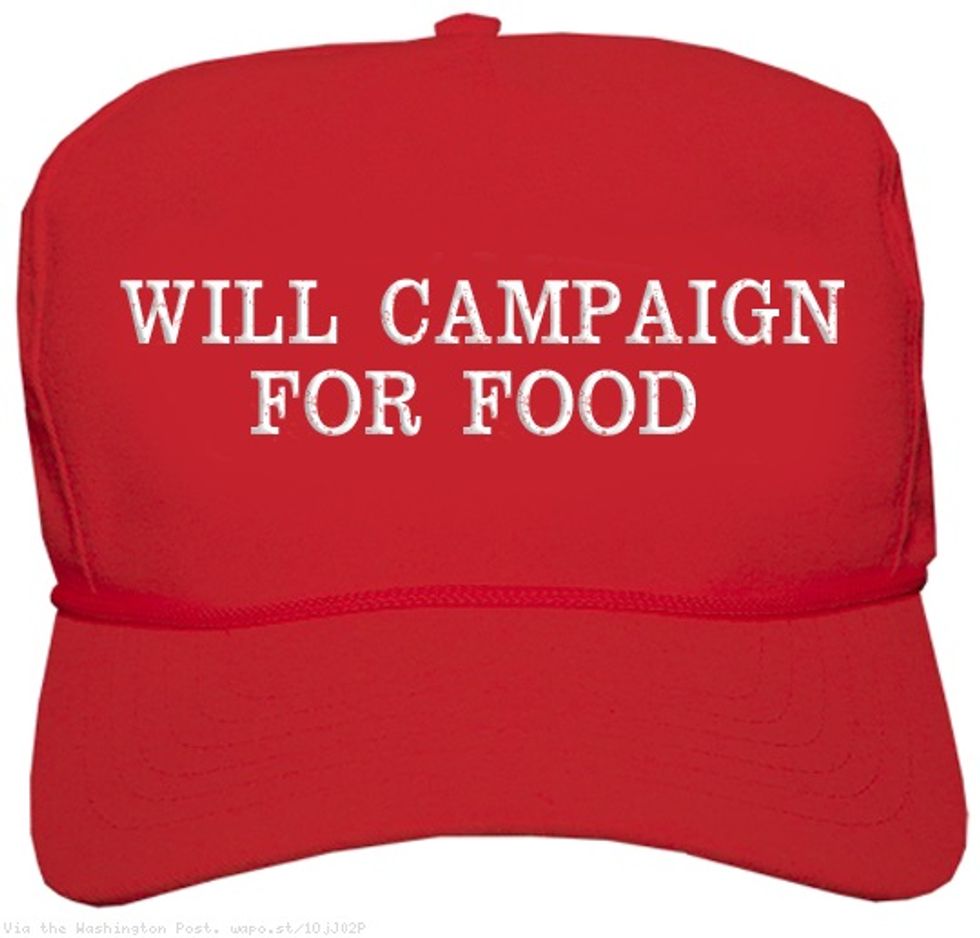 Donald Trump Would Like Some Money, Please. For Hats.