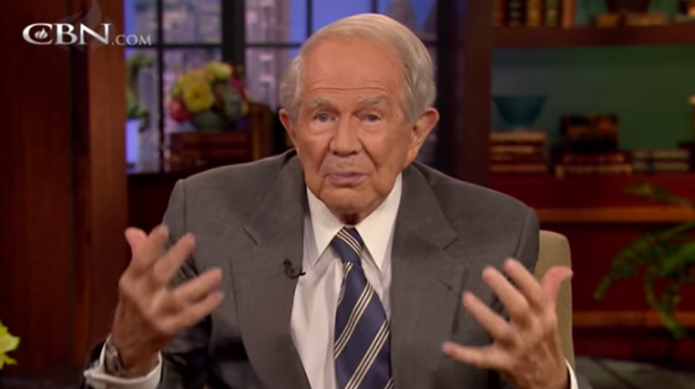 Get Filled Up And Gushed On By God, With Pat Robertson