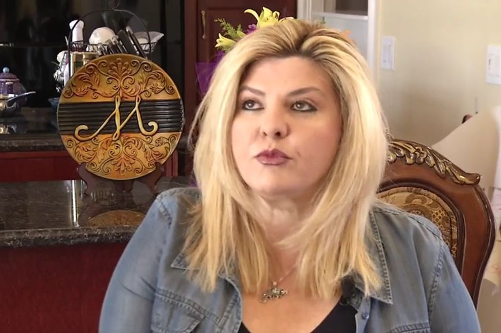 Is That A Dick In Michele Fiore's Cop Boyfriend's Pocket, Or Is He Going To Shoot Her?