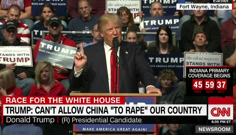 Donald Trump Takes Firm Stand Against China Raping Us (Because That Is Mexico's Job)