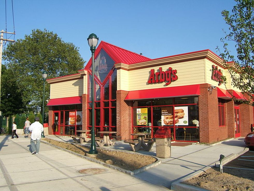 Extremely Disturbed Time Traveler Walks Fourth Dimension To Seek Out Arby's 'Food'