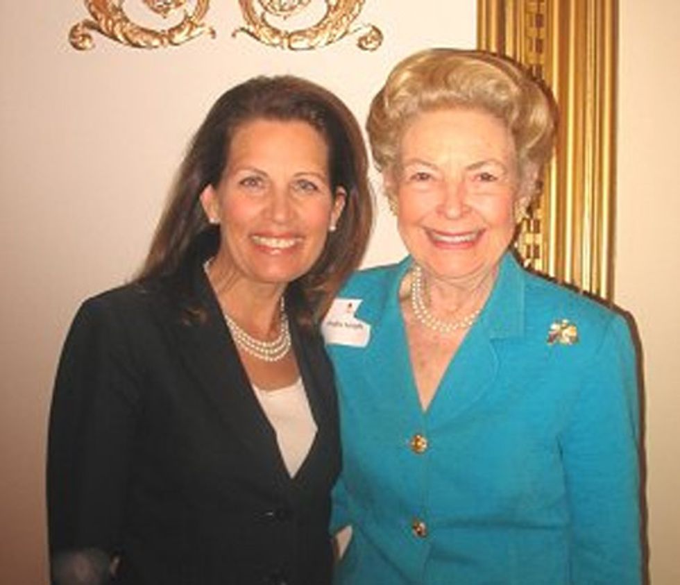 Phyllis Schlafly Says Michele Bachmann Too Stupid To Be New Phyllis Schlafly
