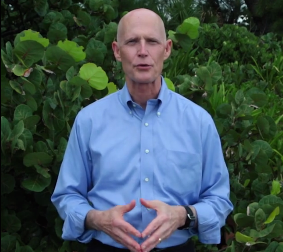 Florida Gov. Rick Scott Puts Out Ad Calling Starbucks Woman Unpatriotic Taker Anarchist Loser