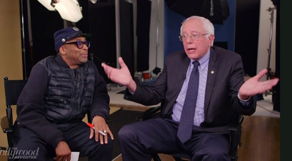 Bernie Sanders And Spike Lee Want To Do The Right Thing. (GET IT?)