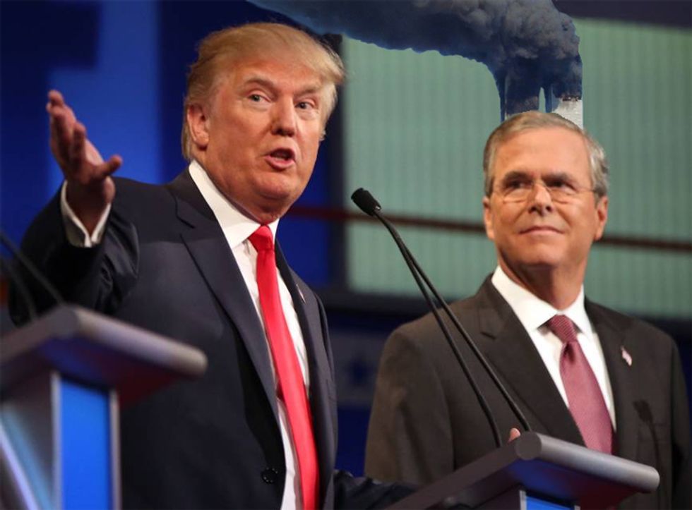 Jeb Bush Can't Win, Settles For Explaining How Dubya Stopped 9/11