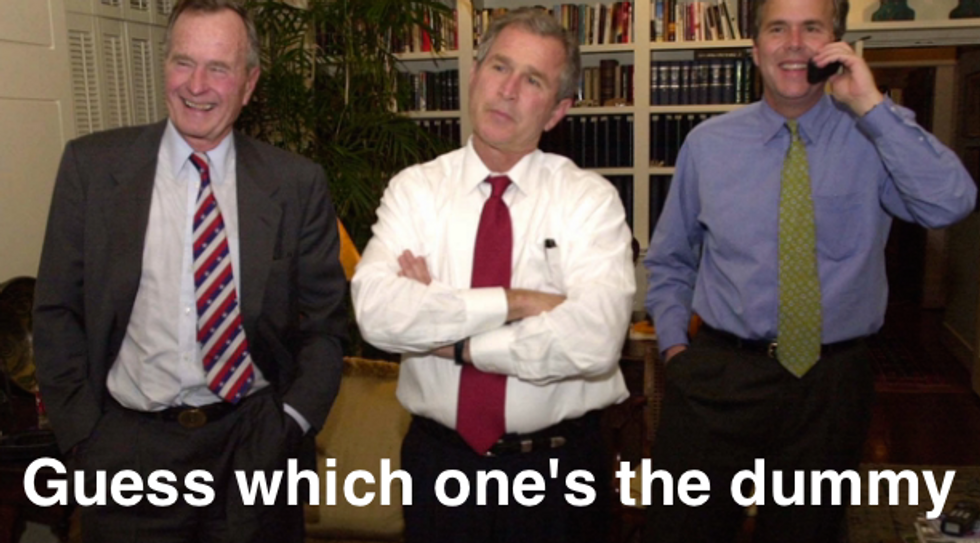 Jeb! Losing So Hard, He'd Like To Now Remind You He IS A Bush