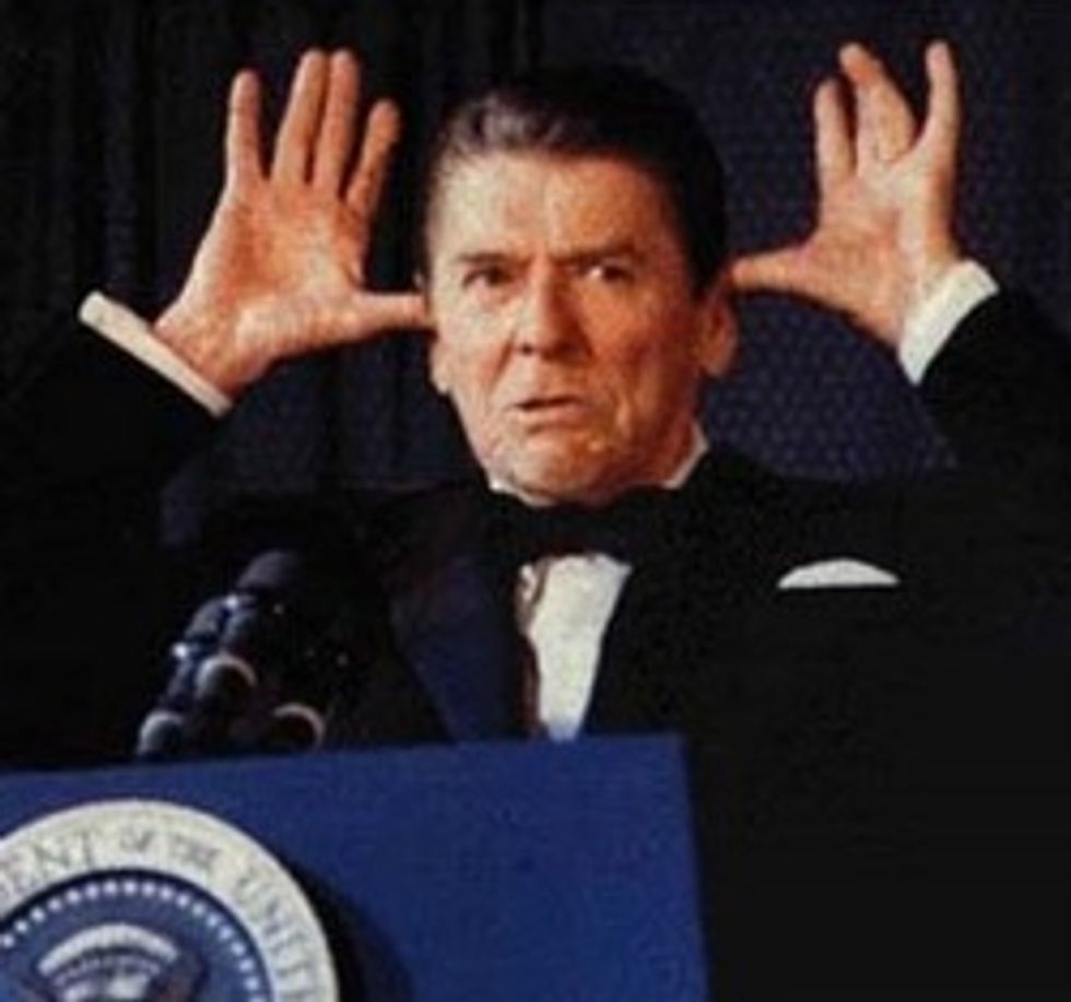 Ronald Reagan's Ghost Tells GOP Candidates To Quit Trashing His Shining City On A Hill
