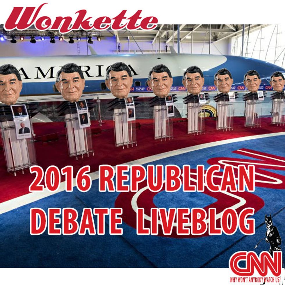 Who Let A Girl Into Donald Trump's Sausage Party? Liveblogging The GOP Debate
