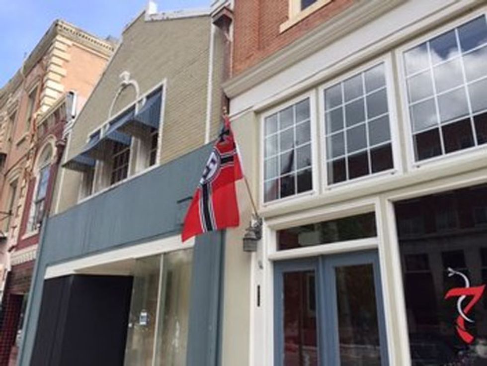 Georgia Gallery Owner Replaces Confederate Flag With Nazi Flag, That's Better