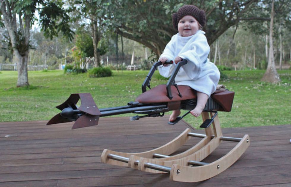 You Know You Want This Star Wars Speeder Bike Rocking Horse: Your Saturday Nerdout
