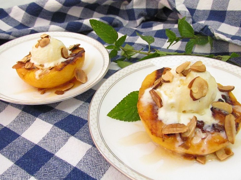 Grill Peaches In Honor Of St. Lawrence, Soak Them In Booze In Honor Of Yourself