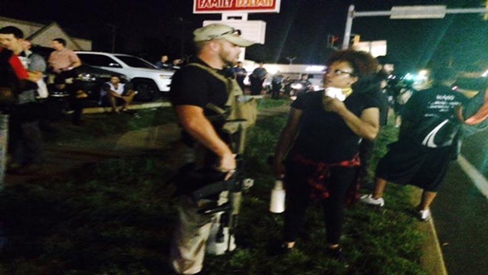 Armed White 'Oath Keepers' Descend On Ferguson, Will Definitely Calm Everything Down