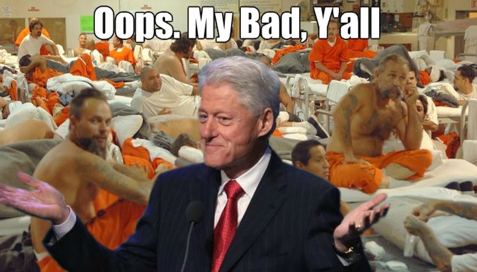 Bill Clinton Sorry He Put Everyone In Jail