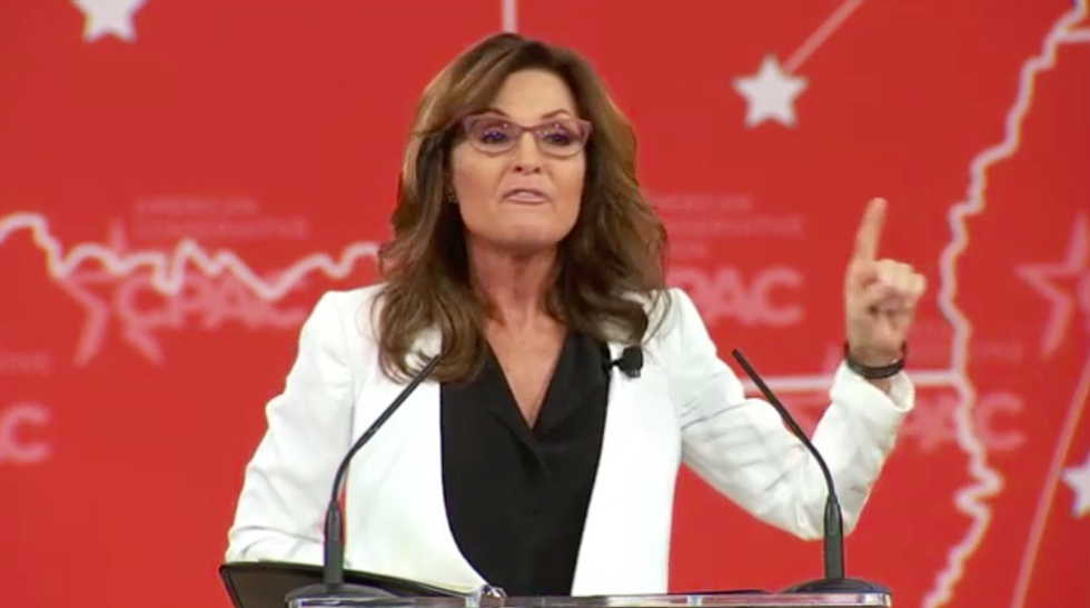 Sarah Palin Delivers Mostly Coherent Speech At CPAC, WTF?