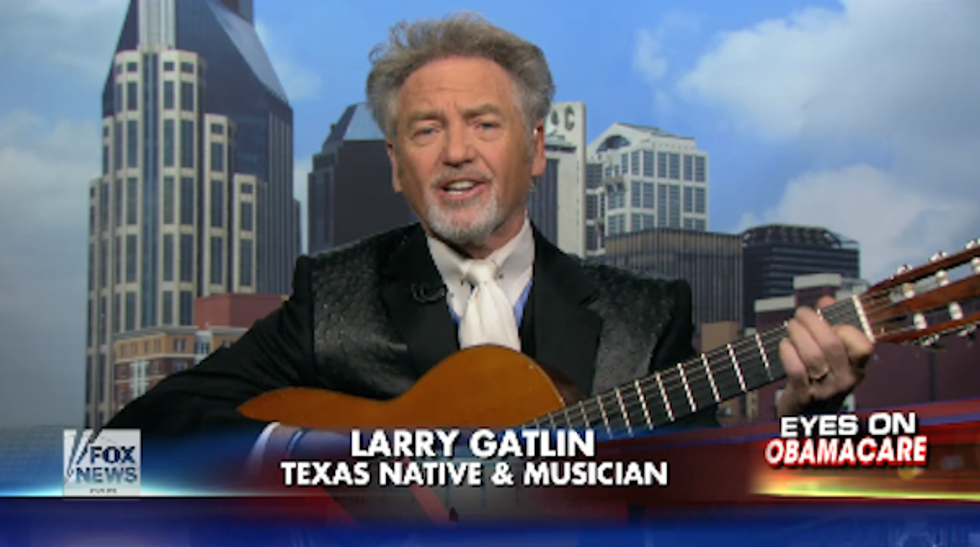 Megastar Country Music Has-Been Larry Gatlin Gonna Violence Dumb Congressman ... In Song!