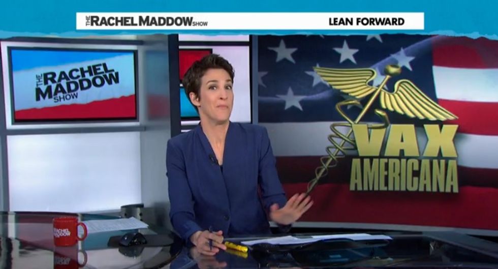 Morning Maddow: Chris Christie's Half-Vaxed London Comments (Video)