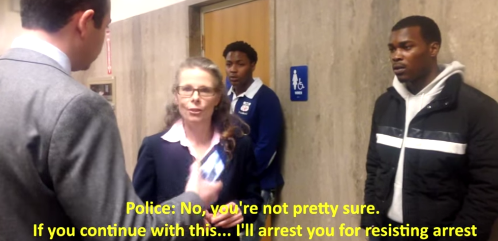 Giant Baby Cop Can't Use His Big Boy Words, Uses Handcuffs Instead