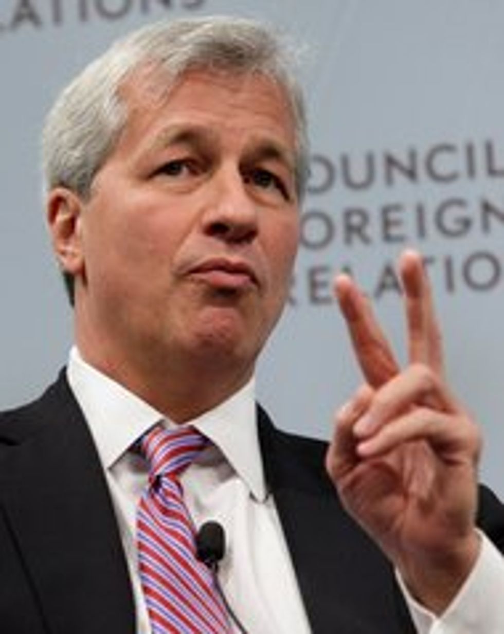 Jamie Dimon Crying Platinum Tears That Banks Have To Pay Money For Breaking Laws