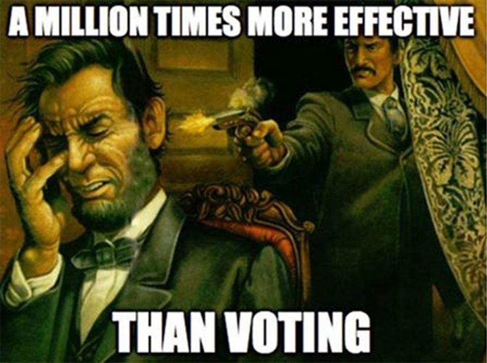 Facebook Gun Hero Explains Assassinatin' Beats Voting Every Time