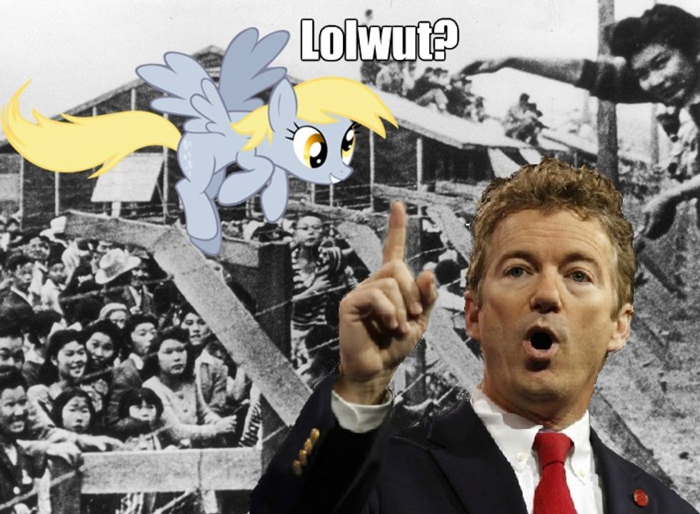 Derp Roundup: Rand Paul Explains How Not Deporting People Is Just Like WW II Internment Camps