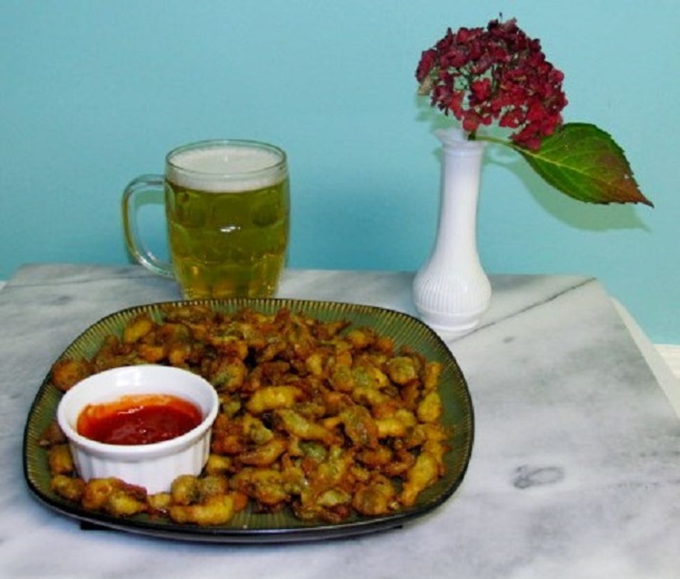 Everything Tastes Better Beer-Battered, Especially Late Harvest Green Tomatoes
