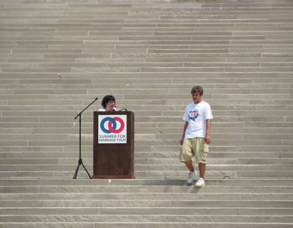 National Organization For Marriage Tries To Cram Endorsement Down Democrat's Throat