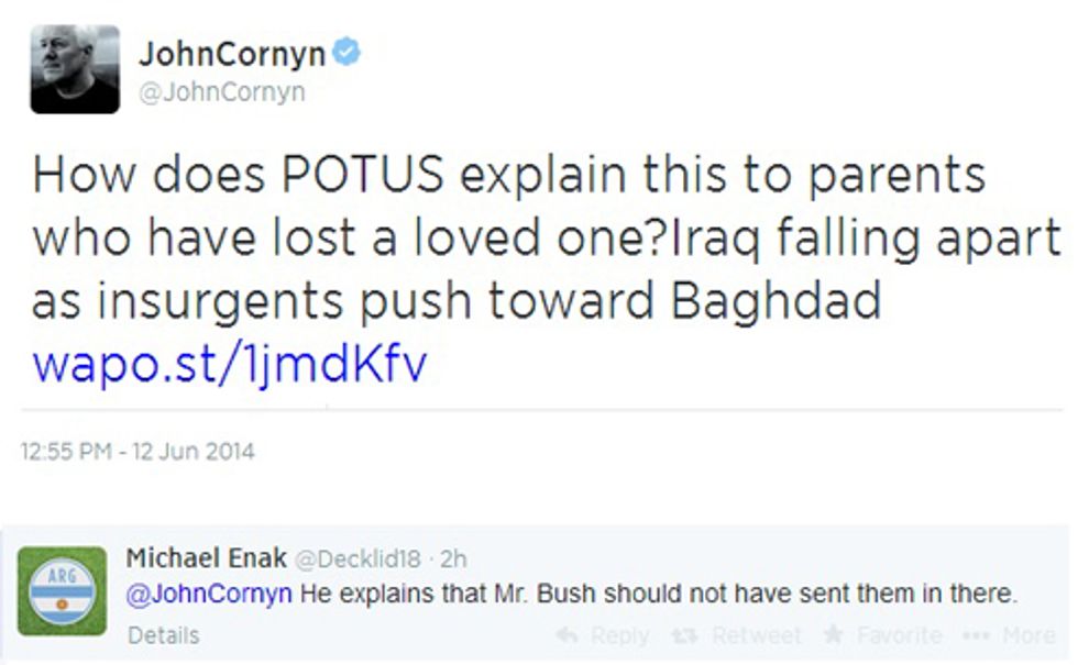 Texas Senator John Cornyn Sure Wishes More Americans Could Have Died In Iraq
