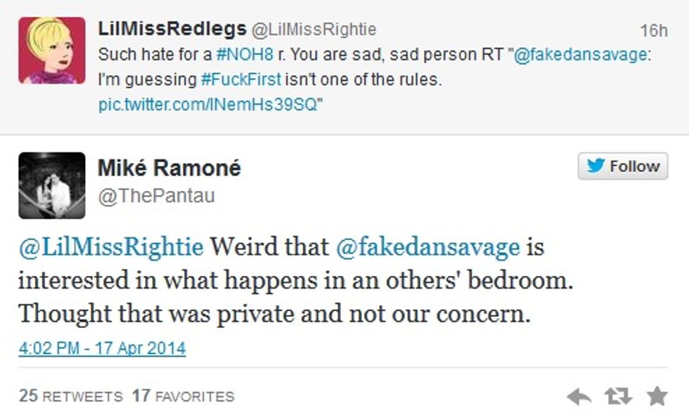 Twitchy Outraged As Dan Savage Literally Throws Virgin Duggar Lady Into Volcano