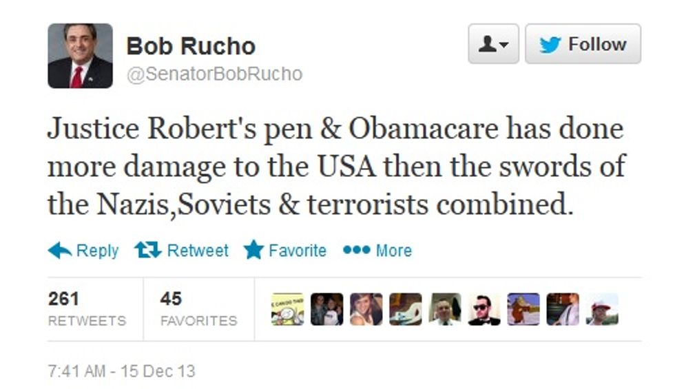 North Carolina State Senator Hits Nazi-USSR-Terrorist Trifecta Of Obamacare Hyperbole