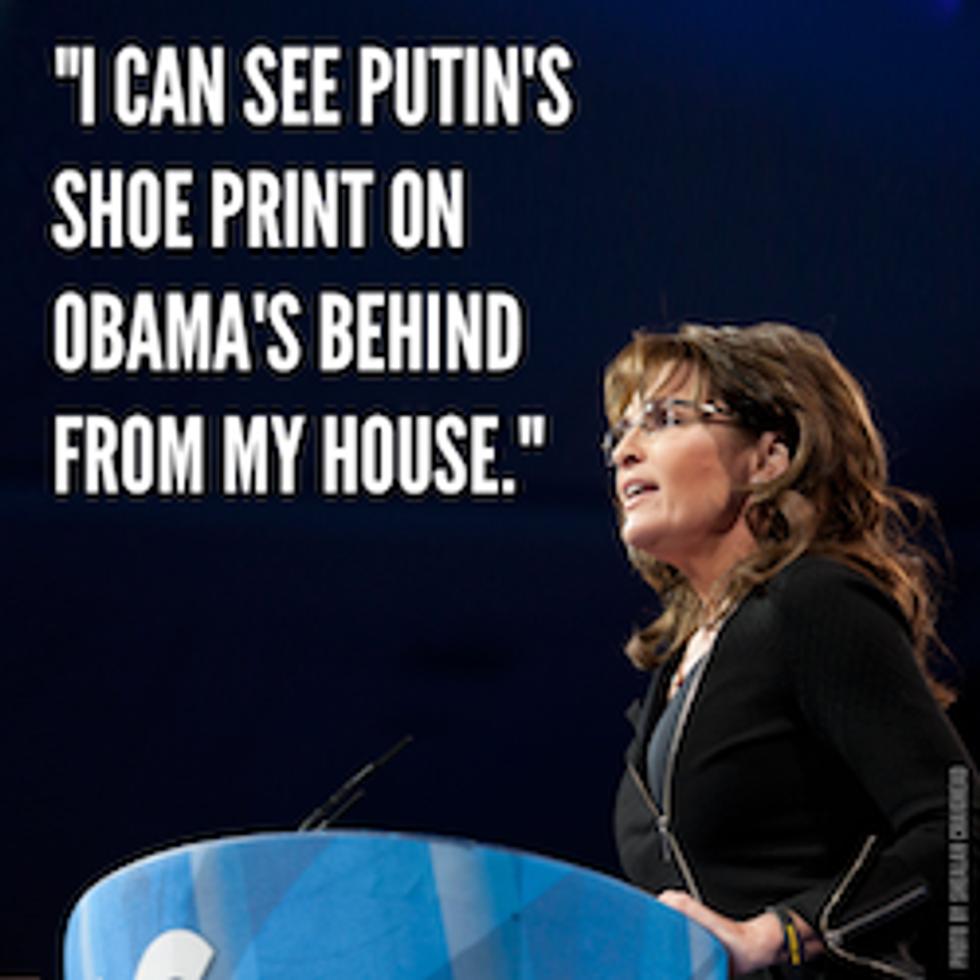 Oh SNAP Also! Sarah Palin Steals 'Clever' Highbrow Joke From Her Aunt Billie, Twitchy Swoons