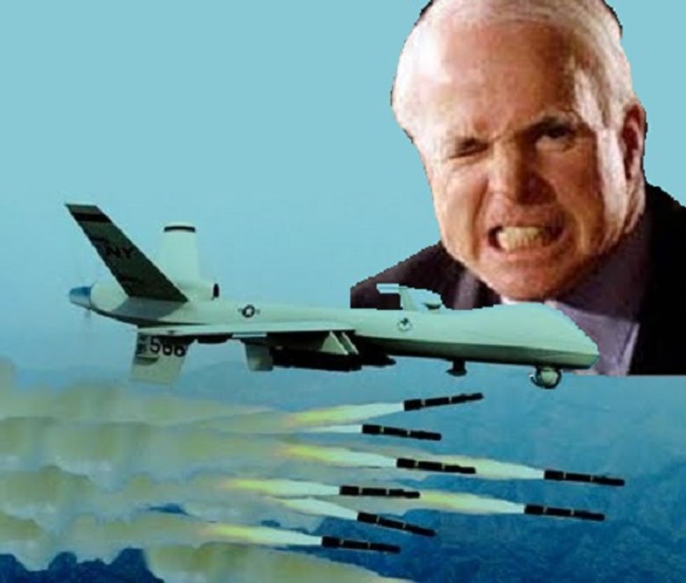 John McCain Asks One More Time If We Can Please Bomb Syria, Pretty Please?