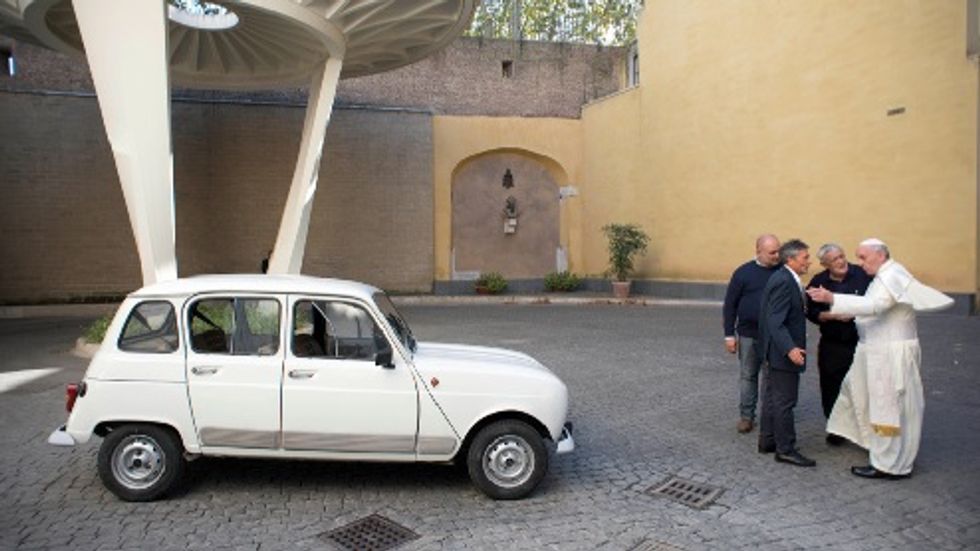 New Pope Insists On Being Nice To Atheists & Driving An Old Renault