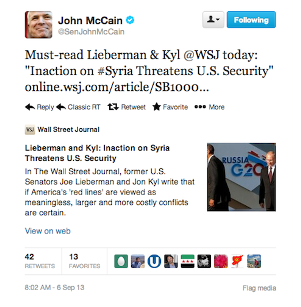John McCain Might Need To Impeach Obama For Giving Him The War He Always Wanted