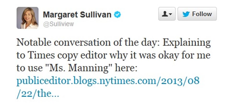 New York Times Copyeditor Is Not An Ally