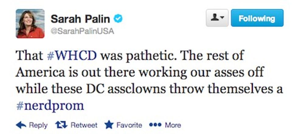 Cranky Sarah Palin Did Not Want to Go to Your Nerd Prom, Anyway