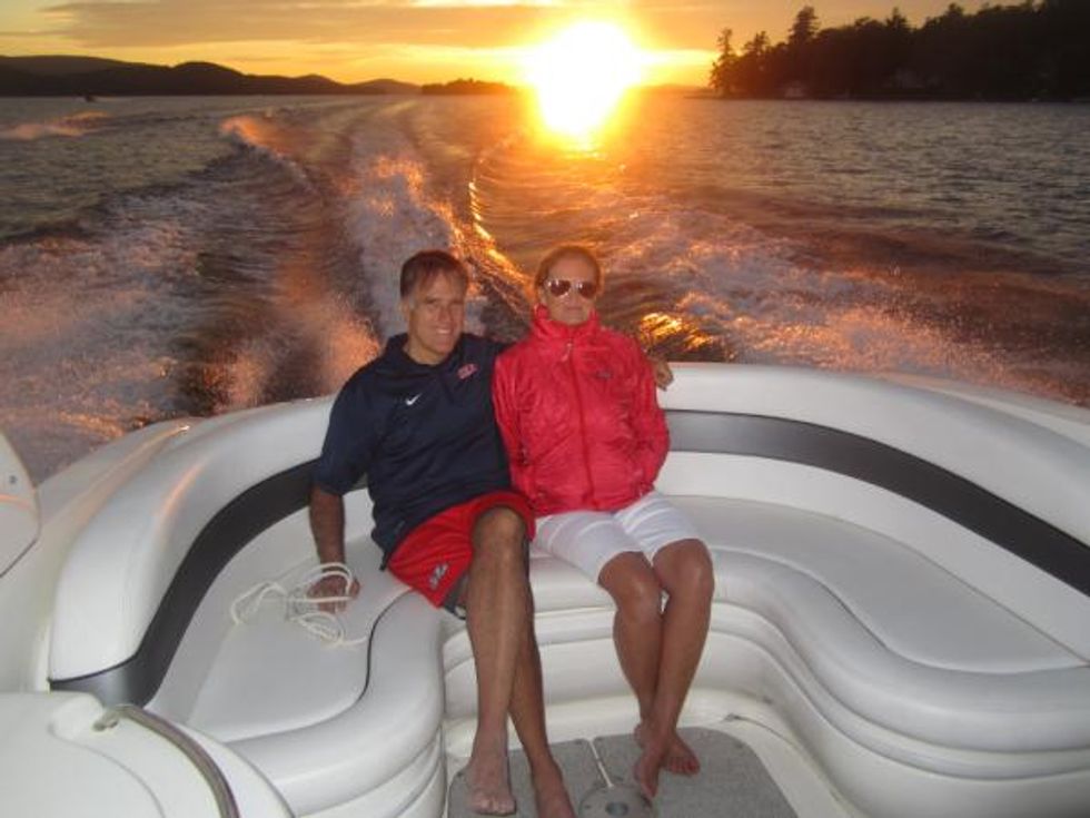 Caption Contest! Mitt And Ann Romney Are On A Boat
