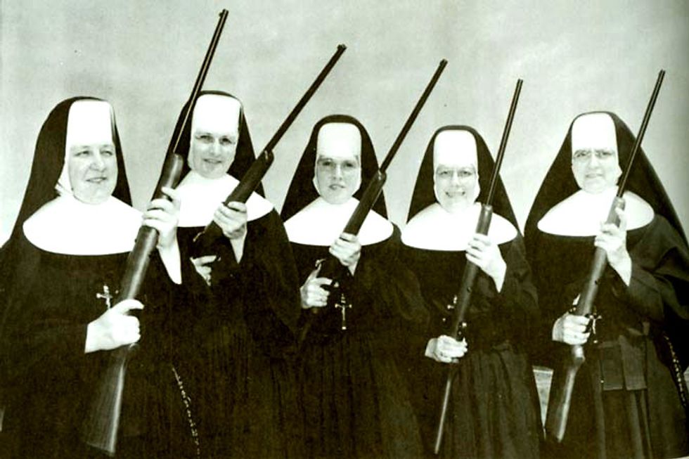 Hero Congressman Defends America From Commie Socialist Nuns