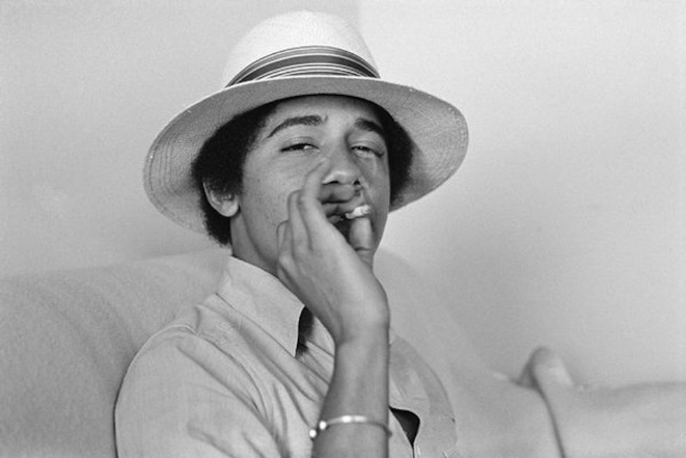 Young Barry Obama Always Bogarted That Joint