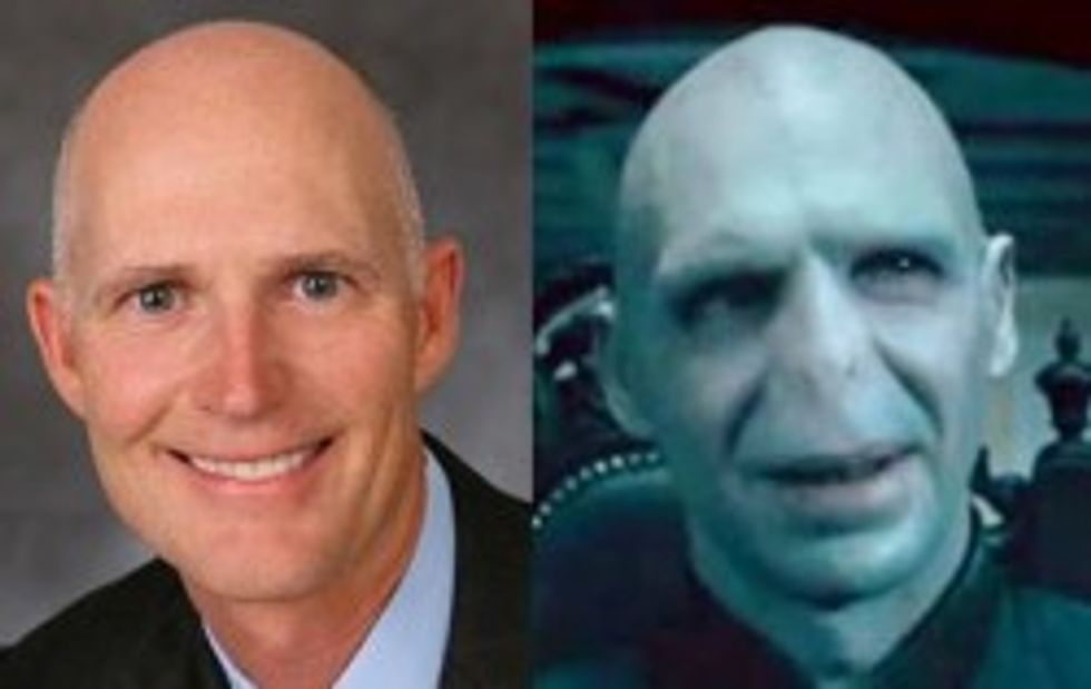Non-Human Rick Scott Launches Jihad Against People Who Study Humans