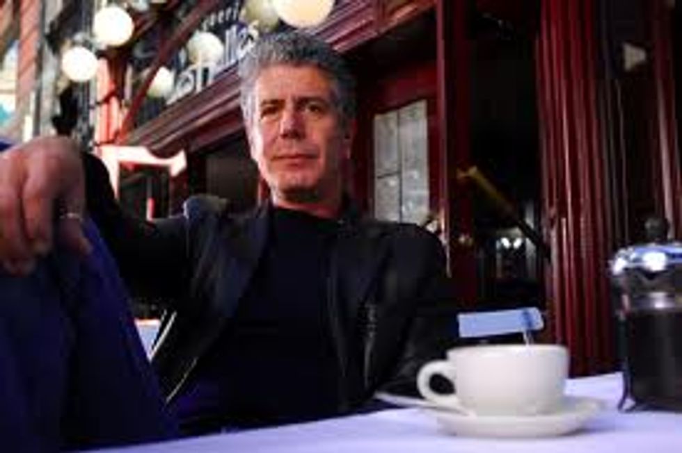 Bad Boy Chef-Trotter Tony Bourdain Will Fry Up Dick Cheney's Skull And Sodomize Him With It