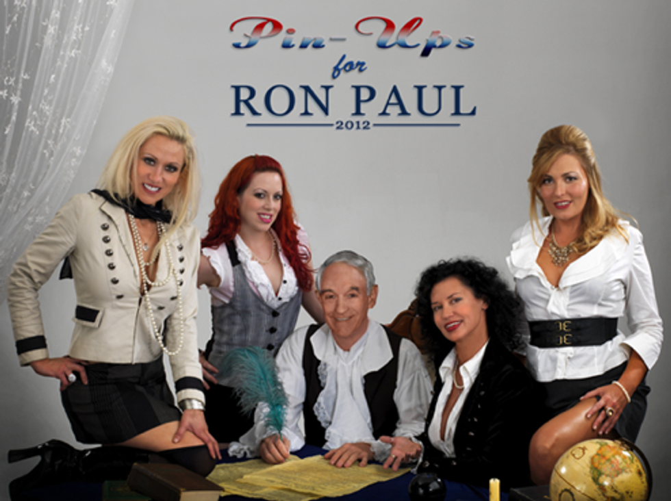 Why Yes, There IS a Hawt Ron Paul Pin-Up Calendar