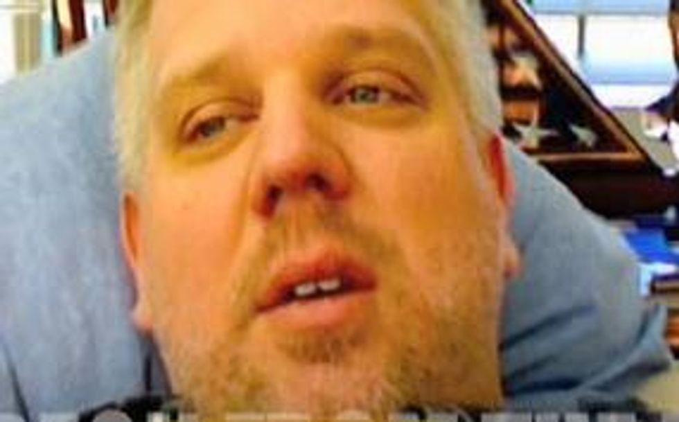 Former Television Personality Glenn Beck Cuts Last Ties With Sanity, Now Making Believe He Is President