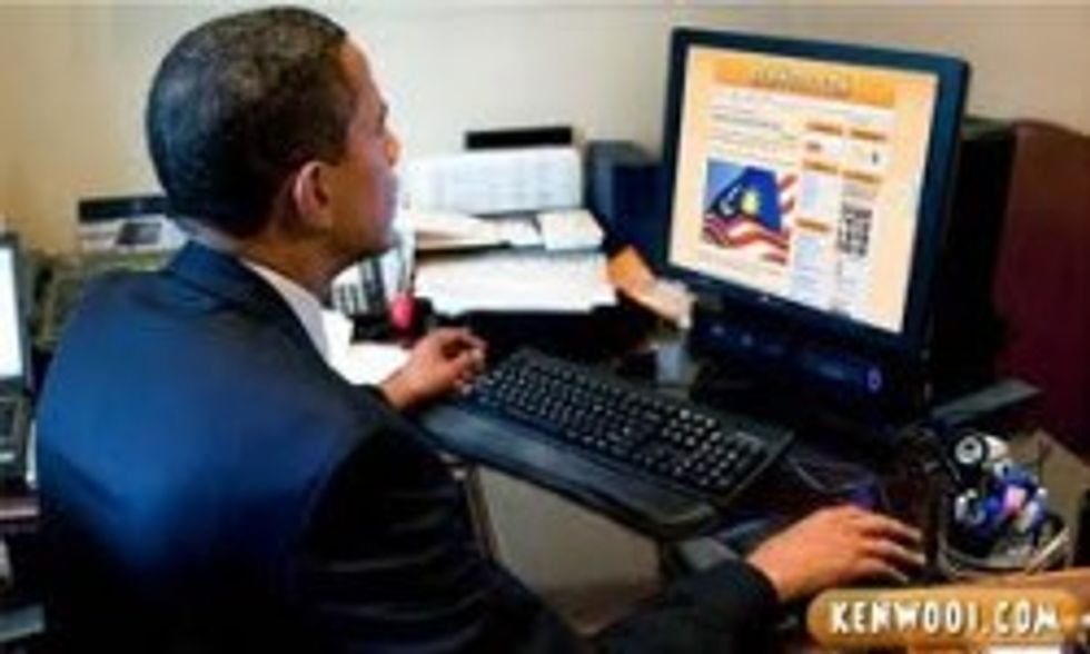 President Obama Now Your Sister-in-Law, Wasting All His Time on Pinterest