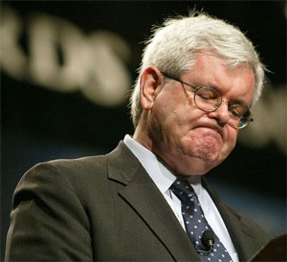 Newt Gingrich Still A Powerful Douche, Somehow
