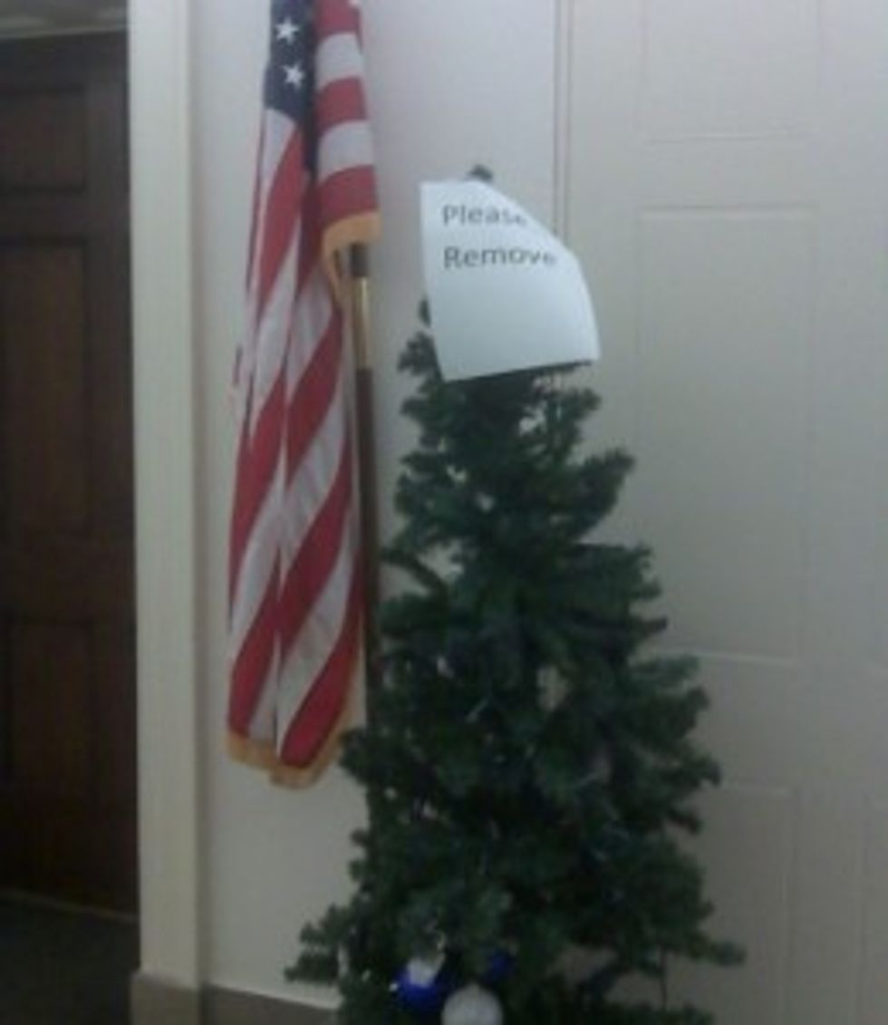 Evil Barack Obama Now Waging Jihad On Christmas Trees