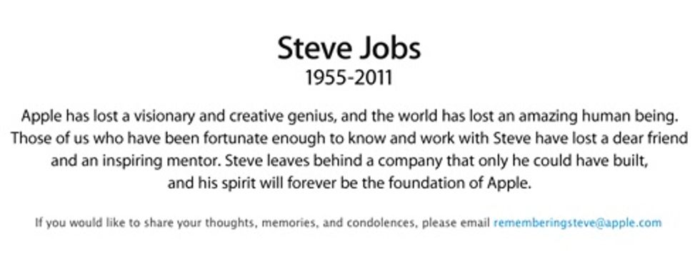 Inventor of Pretty Much Everything Steve Jobs Dies At 56