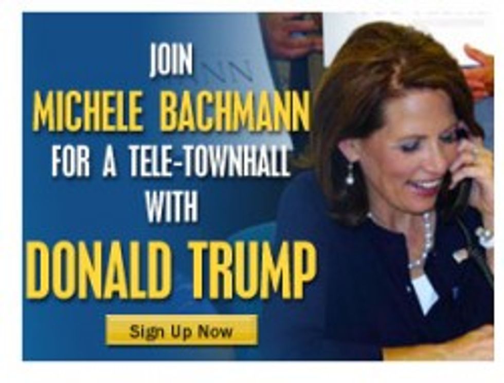 Michele Bachmann Throws Donald Trump A Party, Doesn't Invite Him
