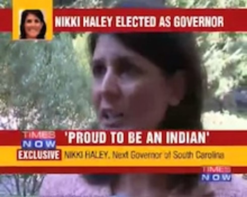 Nikki Haley First Non-White Governor of South Carolina to Also Be White
