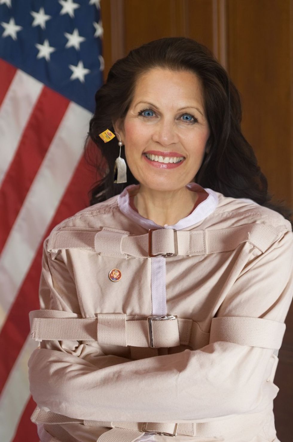 Michele Bachmann Joins Elitist Club of The Glitter-Bombed