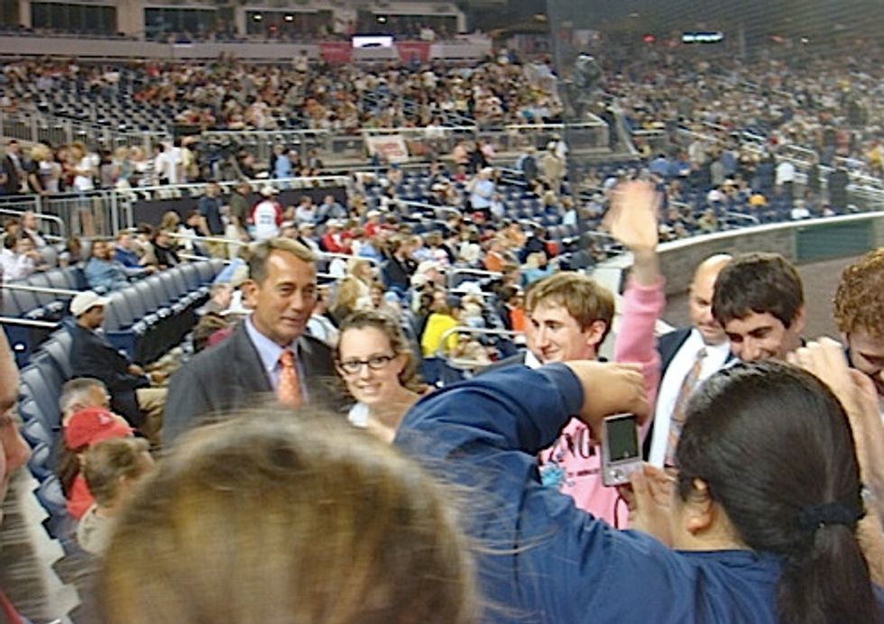 Intern Riley's Heart Broken At Congressional Baseball Game